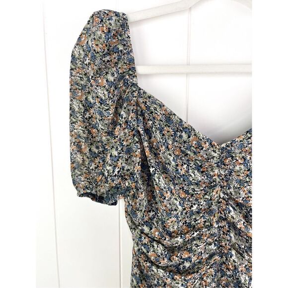 ASTR the Label Sweetheart Ruched Floral Mini Dress Size S - Picture 4 of 12